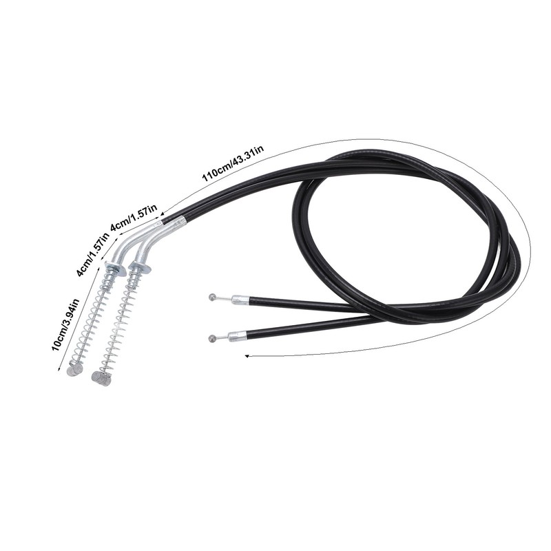 2pcs ATV Front Brake Cable High Strength Steel Rugged Structure
