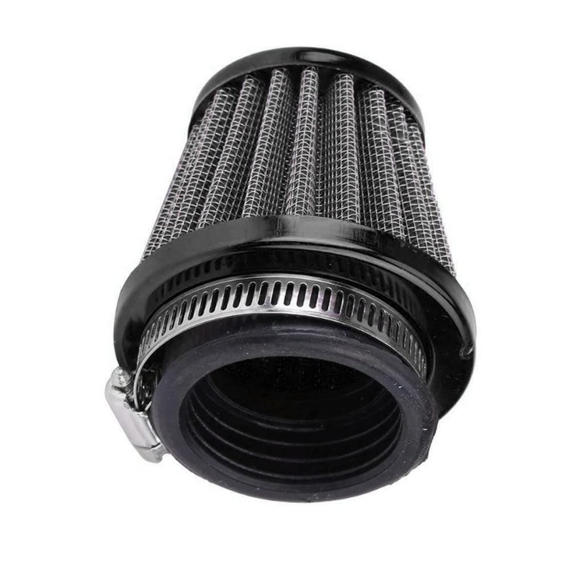 ETOPARS 2Pcs Black Motorcycle Air Intake Filter Kit Auto Cold