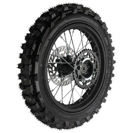 14" Rear Wheel Rim Tire Assembly For Dirt Pit Bike Trail 90/100-14 Rear Wheel Rim Tire Fits 125/140/150/160cc Pit Dirt Bike KLX65 Apollo Kayo TT SSR 125 140 Includes Brake Rotor and Sprocket (14 inch)