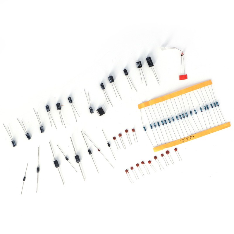 Electronic Component Kit PCB LED Diode Electrolytic Capacitor Resistor Transistor
