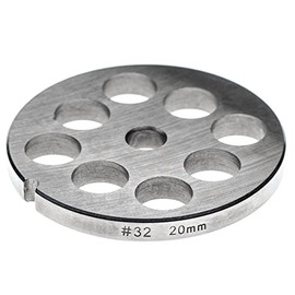 vhbw Hole Disc Size 32 for Mincer Hole Diameter 20 mm 13.4 mm Stainless Steel