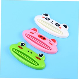 Baluue Pcs Cartoon Panda Toothpaste Dispenser Squeezer Tube for Cream Easy to Use Bathroom Accessory