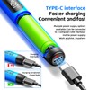 Cordless USB Rechargeable Portable Soldering Iron, Digital adjustable display screen,