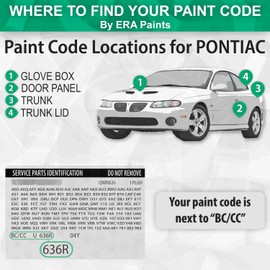 ERA Paints WA563Q/GBX - Atlantic Blue Metallic for PONTIAC Exact Match Automotive Touch Up Paint Jar - Pro Kit