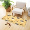 Bathroom Rug Construction Trucks Bath Mat 39x20in Soft Absorbent Plush