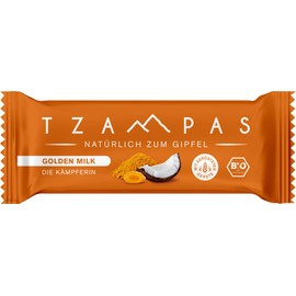TZAMPAS Golden Milk Energy Bar - The Fighter - Naturally to the Summit. 12 x 40 g