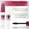 7D Waterproof Mascara, Long Lasting Buildable Volume Natural Curling Lashes,Smudge-Proof,