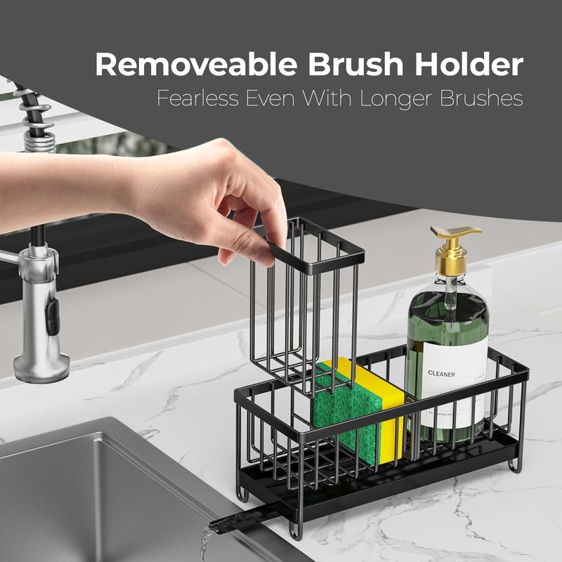 Kitchen Sink Caddy Sponge Holder-Sink Caddy Kitchen Sink Organizer-kitchen sink