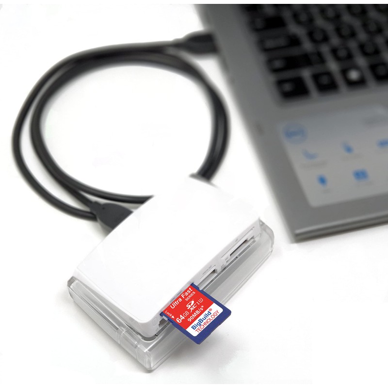 BigBuild Technology 64GB Ultra Fast 90MB/s SD SDHC Memory Card