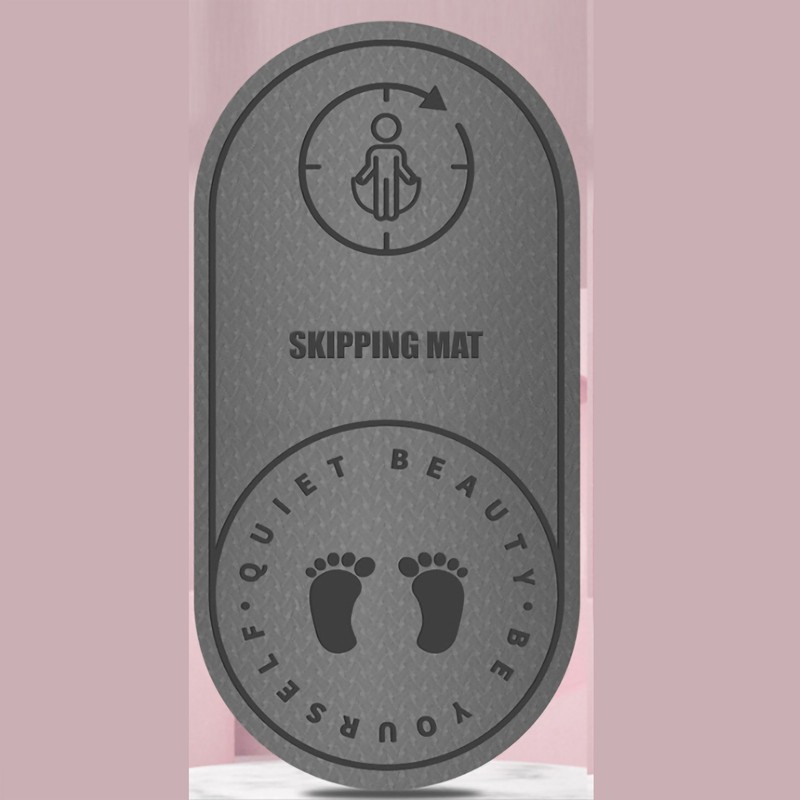 TPE Jump Rope Mat Sound Insulation Home Yoga Mat Shock