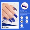 EODCI Dipping Powder, 28 g Blue Sequins Nail Dipping Powder,