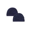Noppies Unisex Baby Navar Reversible Allover Print Hat, Black Iris