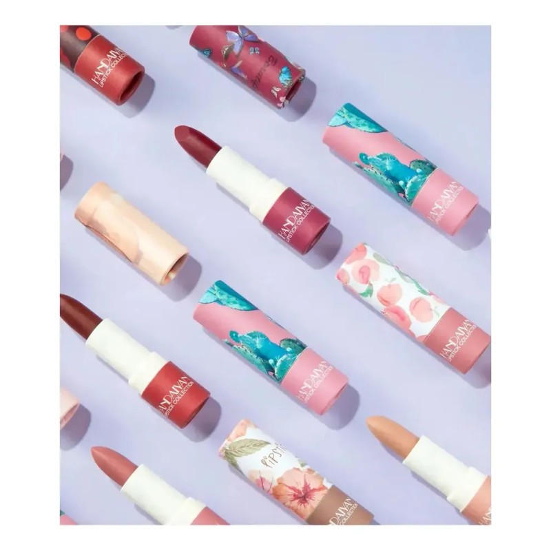D Kit De 3 Barras Labiales Mate Tubo Paper Duradero