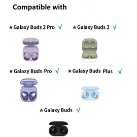 JNSA Compatible with Galaxy Buds 2 Pro Earbuds Foam Tips 6 Pairs, Comfortable Noise-Canceling L M S 3 Size 12PCS Memory Foam Ear Tip Replacement for Galaxy Buds 2 Pro/Galaxy Buds 2, White (BSB6PW)