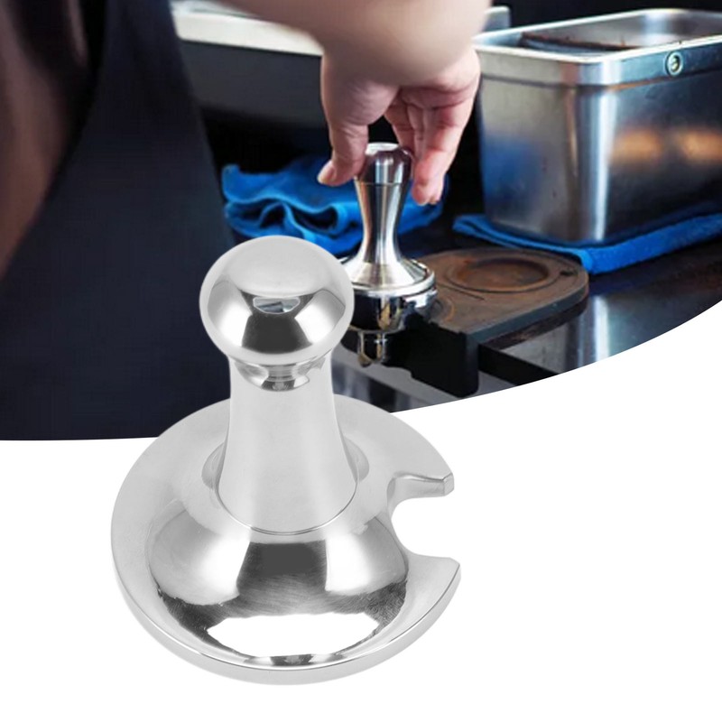 51mm Stainless Steel Coffee Tamper Ergonomic Easy to Clean Heavy