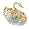 Swan Sugar Storage Jar European Modern Condiment Container Golden Seasoning
