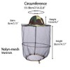 ZffXH 2/6 PCS Round Beekeeping Beekeepers Hat with Veil Net