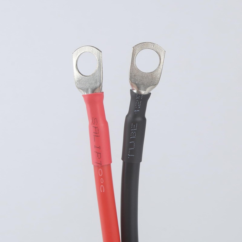 8AWG Cable with 50A Connector for LiFePO4 Battery Compatible with