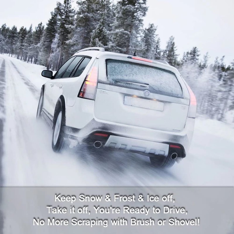 Laptom Pro [Upgrade] Windshield Snow Cover, Extra Large & 3-Layer
