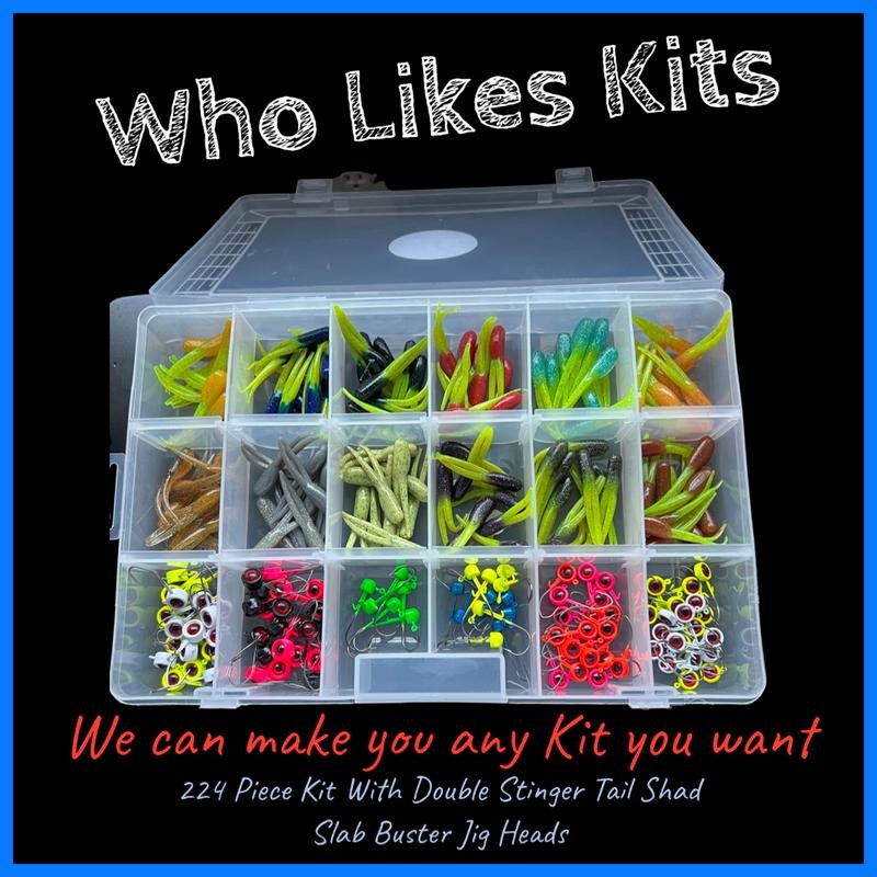 Double Tail Stinger Shad 1-3/4” Ten Per Pack - Colour: