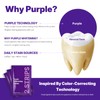 Purple Teeth Whitening Strips 7 Treatments, Peroxide-Free Teeth Whitener for