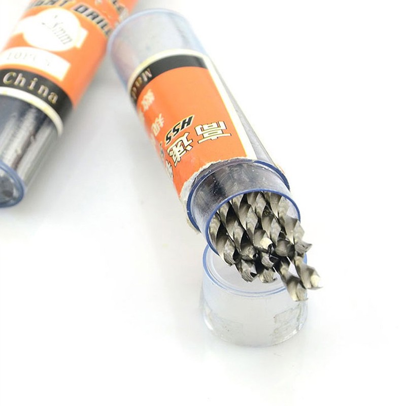 10pcs 0.5-3.2mm Micro HSS Twist Drill Mini Electric Drill Straight