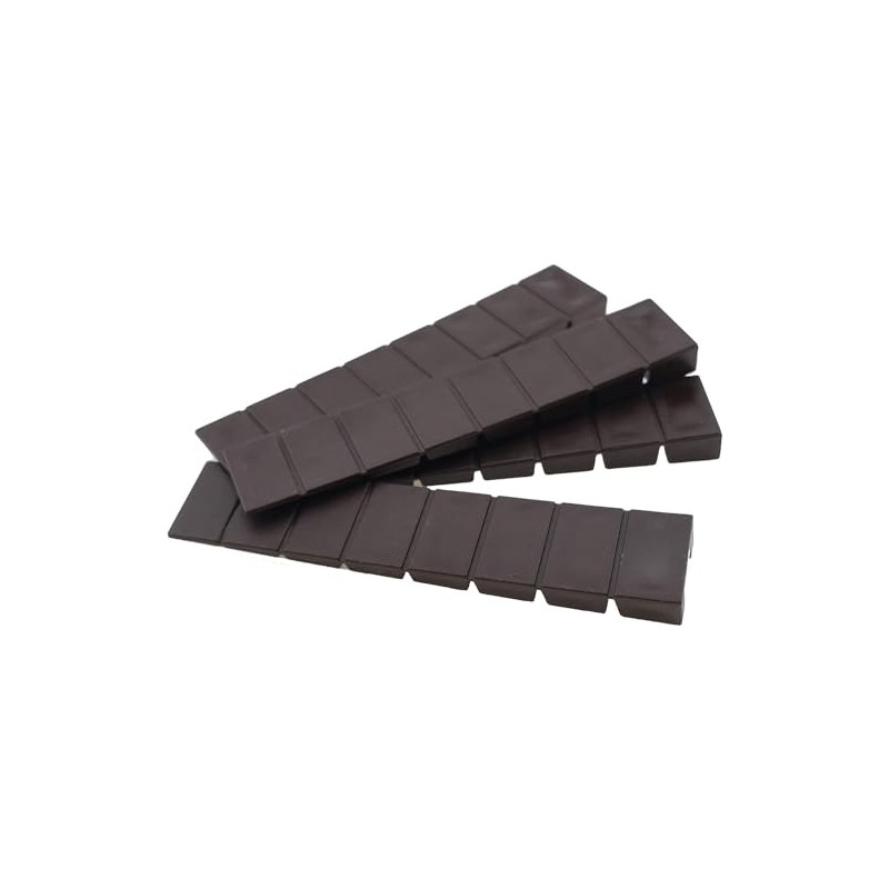 Rikama - 10 Brown Plastic Furniture Wedges, 7 Predetermined Breaking
