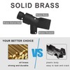 All Metal Shower Head Holder Bracket, Solid Brass Shower Arm