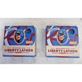 Dr. Squatch - Liberty Lather 2 Pack (Captain America) LIMITED EDITION Soap Bars