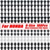 XUKEY 180Pcs Auto Fastener Plastic Push Pin Rivets Trim Panel