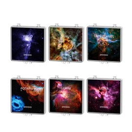 POCOCO Realistic Constellation-1 Galaxy Star Projector Night Light Discs: Realistic Galaxy Patterns, 5K Ultra HD, 96% Light Transmission, High Brightness - 6-Piece Pack (Projector Not Included)