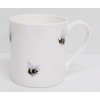 Rainbow Decors Bees Mugs Set of 2 Fine Bone China