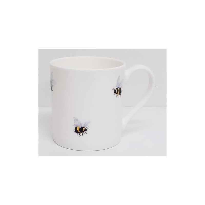 Rainbow Decors Bees Mugs Set of 2 Fine Bone China