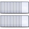 3X Fresnel Lens Page Magnifying Sheet Bulk Set 30Pcs
