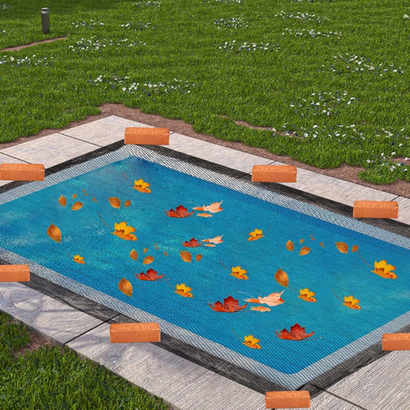 20 x 40 Feet Pool Leaf Net Cover Inground Pool