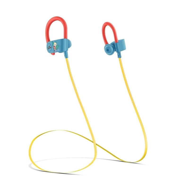 STEREN Audífonos Bluetooth Sport Free con Cable Plano The Simpsons™-Krusty