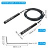 PATIKIL Jump Rope for Fitness, Speed Skipping Rope Adjustable Jumping