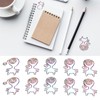 100pcs Cat Shape Paper Clips Colorful Plating Process Increased Slip