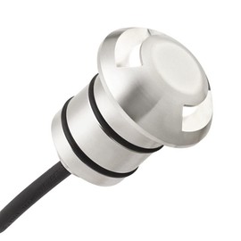 Kichler 16144SS Transitional Mini All-Purpose Two Way Top Accessory from Landscape LED Collection in Pewter, Nickel, Silver Finish, 2.25 inches, Stainless Steel