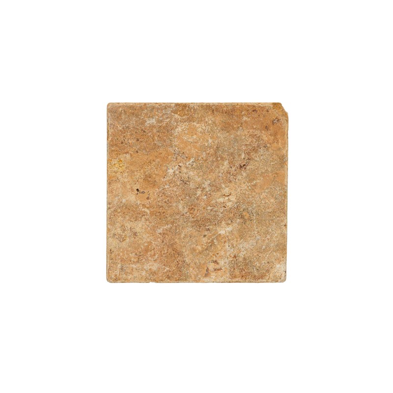 ottoman Travertine Soap Dish Decorative Stone 10 x 10 cm