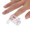 10 piezas Clips de puntas de uñas Clips de gel