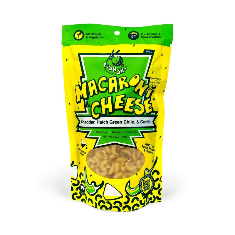 FishSki Macaroni & Cheese 170g Packs Made with Hatch Green