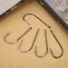 100Pcs 6/0# High Carbon Steel Sharp Fish Hooks with Barb