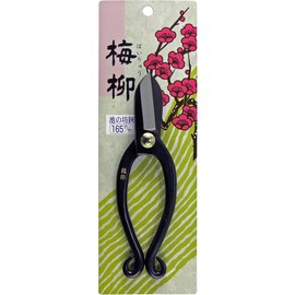 Crane-wrapped Plum Willow Pond Shears 6.5 inches (165 mm)