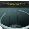 Rubbermaid Commercial Products BRUTE Heavy-Duty Round Trash/Garbage Can, 32-Gallon, Green,
