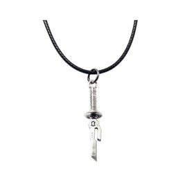 OfficialOtaku Toji Fushiguro Short Blade Sword Pendant Necklace - Silver