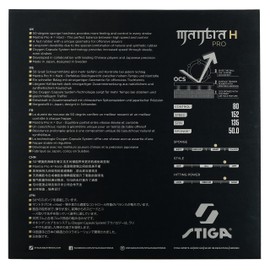 Stiga Mantra Pro H Table Tennis Rubber Red 2.1mm