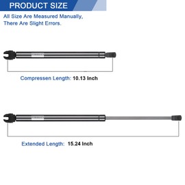 AiYiGu 6607 Rear Window Glass Shocks Struts Lift Supports Gas Springs Compatible with 2005-2013 Nissan Pathfinder, Replacement PM3000 SG325028, Pack of 2 PCS