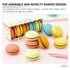 Operitacx 4 Boxes Macaron Erasers Cute Erasers Mini Colourful Erasers