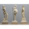 greekartshop Set of 3 Greco-Roman Goddess Artemis Demeter Statue Sculpture